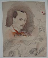 Baudelaine autoportrait 1848